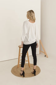 Annalise Ruffled Puff Sleeve Blouse