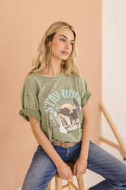 Stay Wild Be Free Vintage Graphic Tee