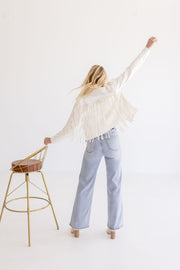 Priscilla Faux Leather Moto Jacket