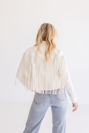 Priscilla Faux Leather Moto Jacket