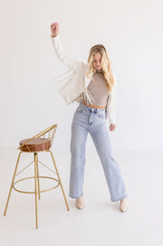 Priscilla Faux Leather Moto Jacket