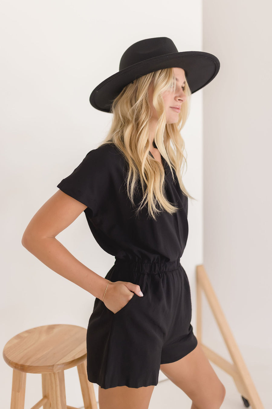 Fallon Short Sleeve Romper