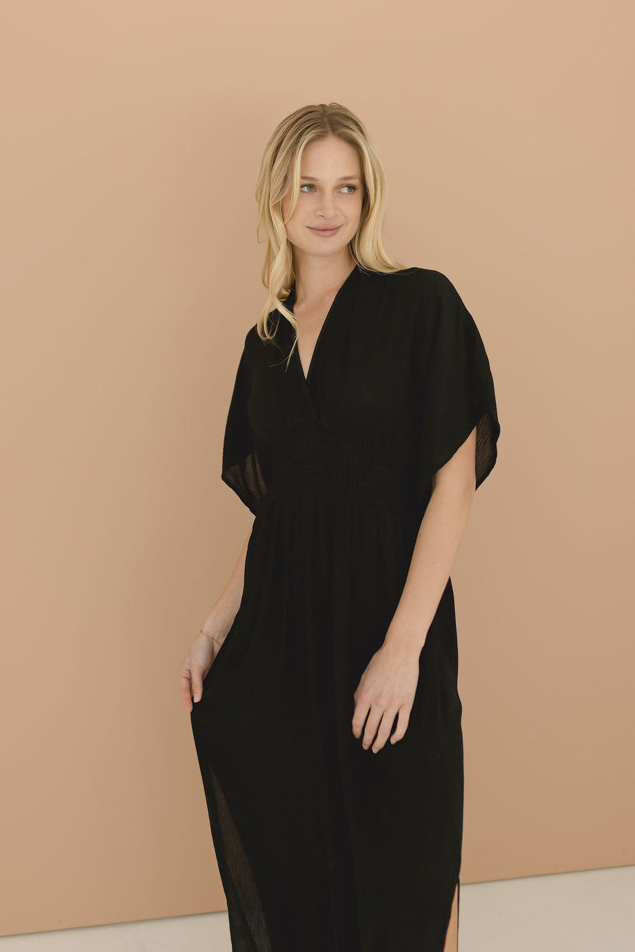 Faye Kimono Sleeve Maxi Dress