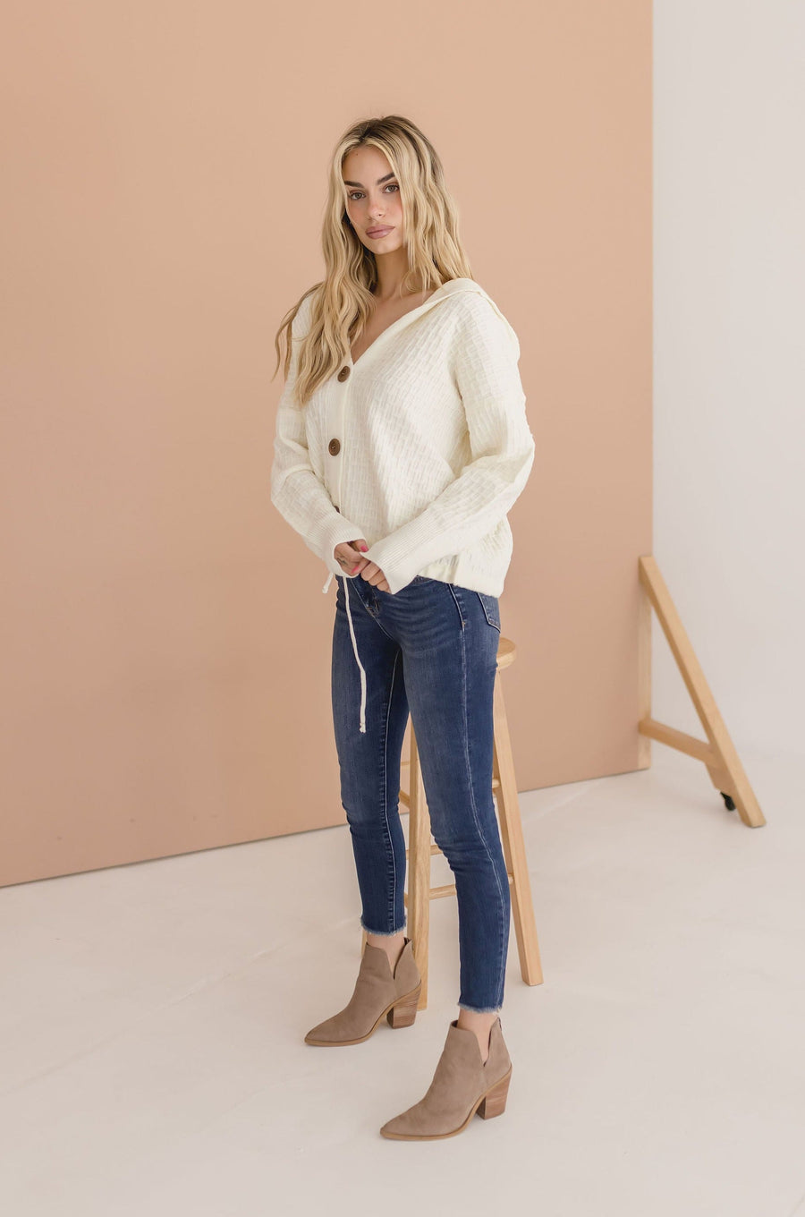 Reese Knitted Hoodie Sweater