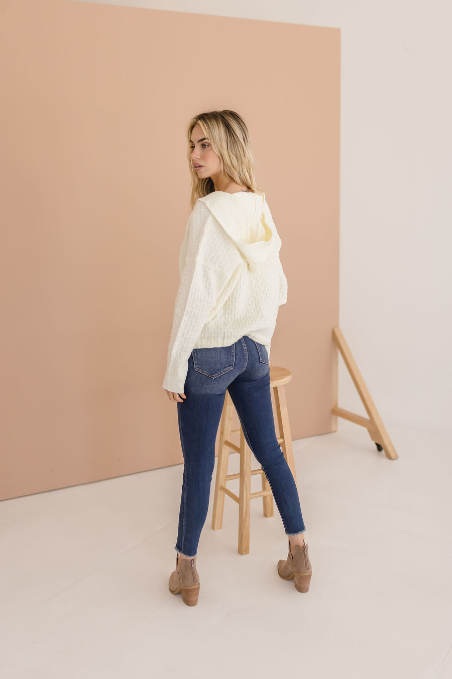 Reese Knitted Hoodie Sweater