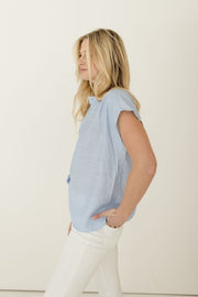 Alex Short Sleeve Button Down Top