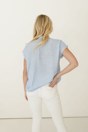 Alex Short Sleeve Button Down Top