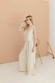 Sylvie V-Neck Button Down Vest