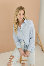 Dylan Long Sleeve Button Down Top