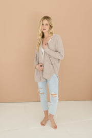 Ella Open Front Knit Cardigan