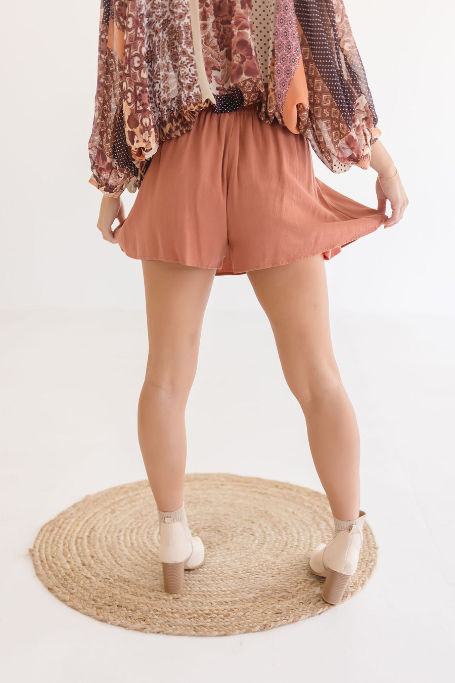 Marley Drawstring Wrap Skort